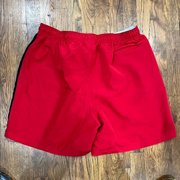 Men's Running Shorts, Reebok Black and Red - Picture 5 of 7